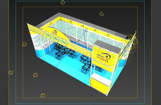 某经典的商品展厅设计3d模型